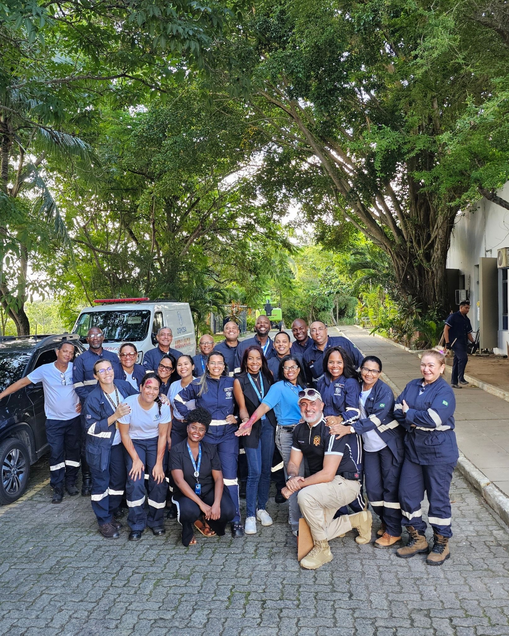 OGMOSA realiza treinamento pr�tico de atendimento a m�ltiplas v�timas no Porto de Aratu